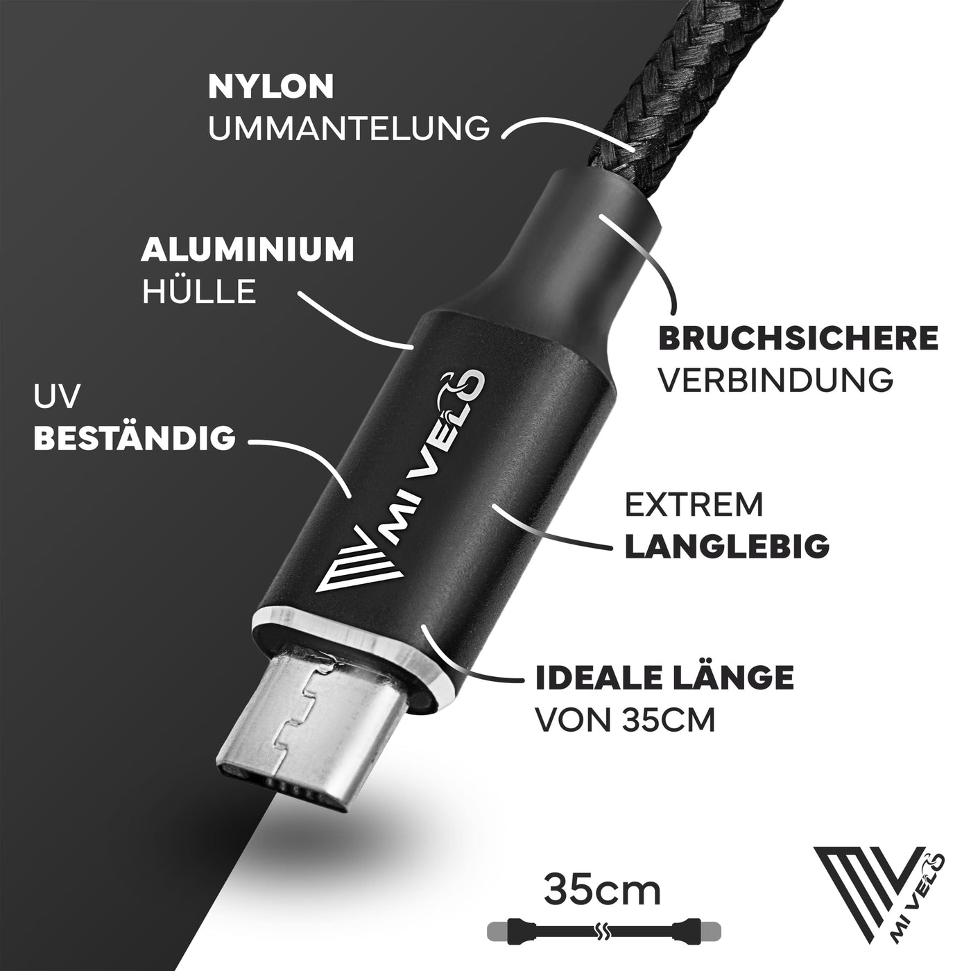 MIVELO E-Bike Ladekabel für Bosch Intuvia, Kiox (außer 300) & Nyon (alt)