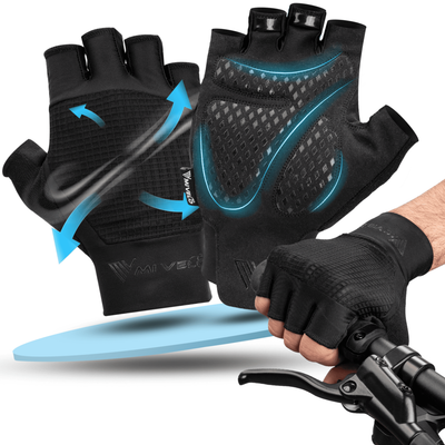 Bequeme Fahrradhandschuhe für den Sommer - Atmungsaktiv & gepolstert