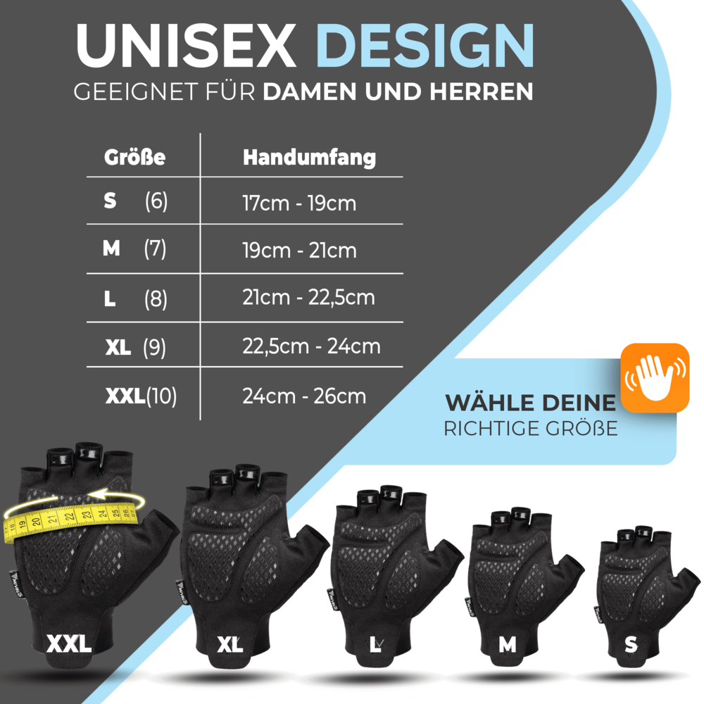 Bequeme Fahrradhandschuhe für den Sommer - Atmungsaktiv & gepolstert
