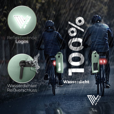 3in1 Fahrradtasche & Rucksack wasserdicht 25L "MAGNUM"