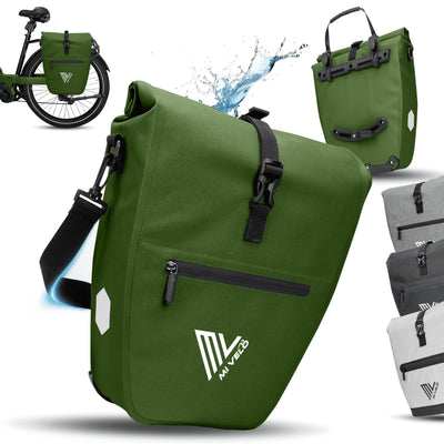 2in1 Fahrradtasche für Gepäckträger wasserdicht 25L "CAPAX"