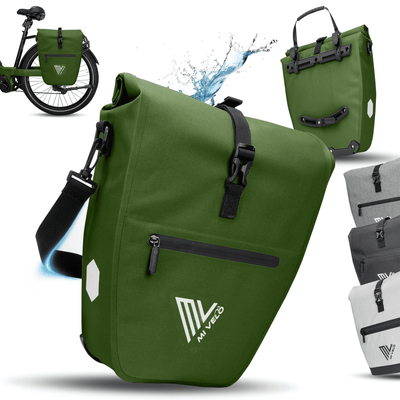 2in1 Fahrradtasche für Gepäckträger wasserdicht 25L "CAPAX"
