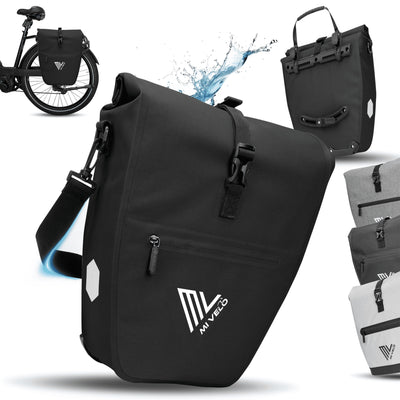 2in1 Fahrradtasche für Gepäckträger wasserdicht 25L "CAPAX"