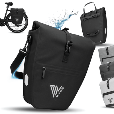 2in1 Fahrradtasche für Gepäckträger wasserdicht 25L "CAPAX"