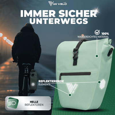 2in1 Fahrradtasche für Gepäckträger wasserdicht 25L "CAPAX"