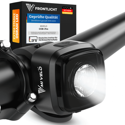 Fahrradlicht mit COB-Technologie